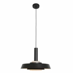 Lampes Dorées-Luminaires Steinhauer Suspension Steinhauer Flinter Noir, 1 lumière