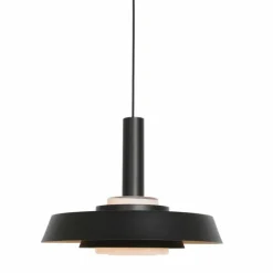 Lampes Dorées-Luminaires Steinhauer Suspension Steinhauer Flinter Noir, 1 lumière