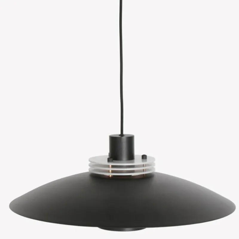 Lampes Dorées-Luminaires Steinhauer Suspension Steinhauer Flinter Noir, 1 lumière