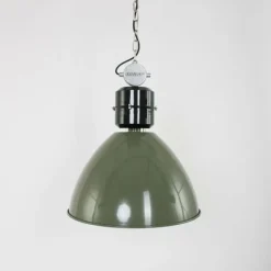 Lampes Industrielles-Luminaires Steinhauer Suspension Steinhauer Frisk Vert, 1 lumière