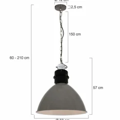 Luminaires Steinhauer Suspension Steinhauer Frisk Gris, 1 lumière* Suspensions