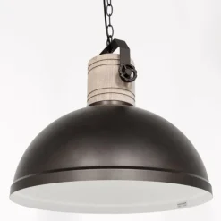 Lampes Industrielles-Luminaires Steinhauer Suspension Steinhauer Gearwood Anthracite, 1 lumière
