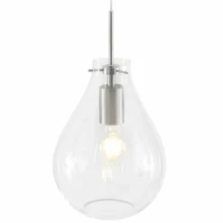Luminaires Steinhauer Suspension Steinhauer Glass light Acier inoxydable, 1 lumière