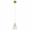 Luminaires Steinhauer Suspension Steinhauer Grazioglass Laiton, 1 lumière