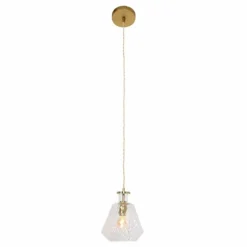 Luminaires Steinhauer Suspension Steinhauer Grazioglass Laiton, 1 lumière