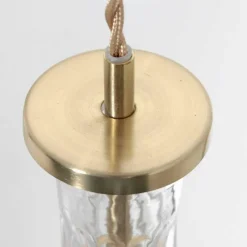 Luminaires Steinhauer Suspension Steinhauer Grazioglass Laiton, 1 lumière