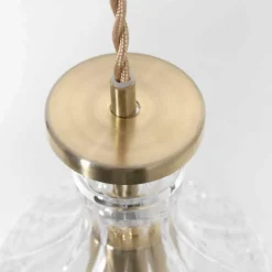 Luminaires Steinhauer Suspension Steinhauer Grazioglass Laiton, 1 lumière