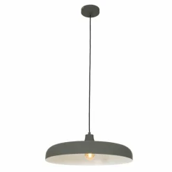 Lampes Industrielles-Luminaires Steinhauer Suspension Steinhauer Krisip Gris, Blanc, 1 lumière