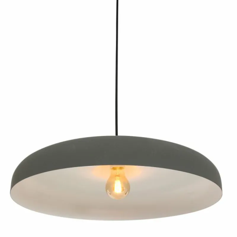Lampes Industrielles-Luminaires Steinhauer Suspension Steinhauer Krisip Gris, Blanc, 1 lumière