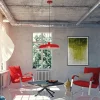 Lampes Industrielles-Luminaires Steinhauer Suspension Steinhauer Krisip Blanc, 1 lumière