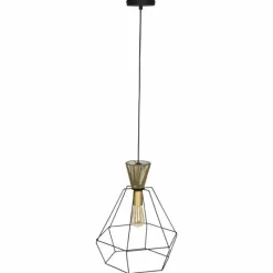 Lampes Dorées-Luminaires Steinhauer Suspension Steinhauer Lillehammer Noir, 1 lumière