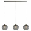 Luminaires Steinhauer Suspension Steinhauer Lotus Acier inoxydable, 1 lumière