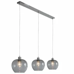 Luminaires Steinhauer Suspension Steinhauer Lotus Acier inoxydable, 1 lumière