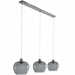 Luminaires Steinhauer Suspension Steinhauer Lotus Acier inoxydable, 1 lumière