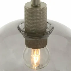 Luminaires Steinhauer Suspension Steinhauer Lotus Acier inoxydable, 1 lumière