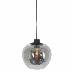 Suspension Verre Fumé-Luminaires Steinhauer Suspension Steinhauer Lotus Noir, 1 lumière