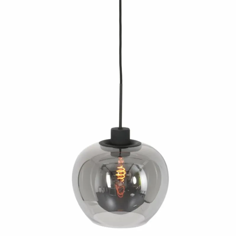 Suspension Verre Fumé-Luminaires Steinhauer Suspension Steinhauer Lotus Noir, 1 lumière