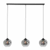 Suspension Verre Fumé-Luminaires Steinhauer Suspension Steinhauer Lotus Noir, 3 lumières