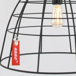 Lampes Industrielles-Luminaires Steinhauer Suspension Steinhauer Mark III Noir, 1 lumière