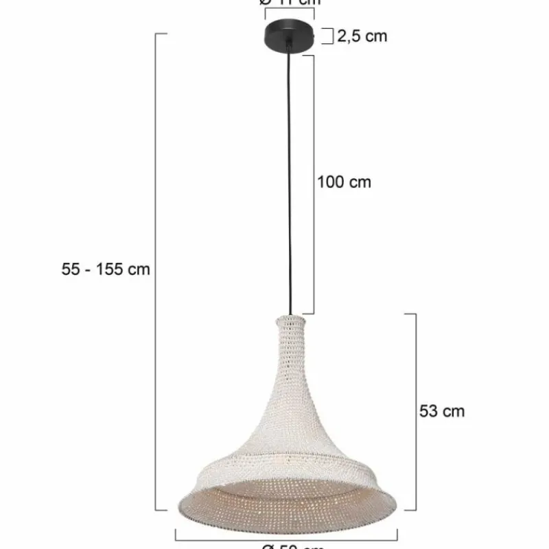 Lampes En Tissu-Luminaires Steinhauer Suspension Steinhauer Marrakesch Noir, 1 lumière