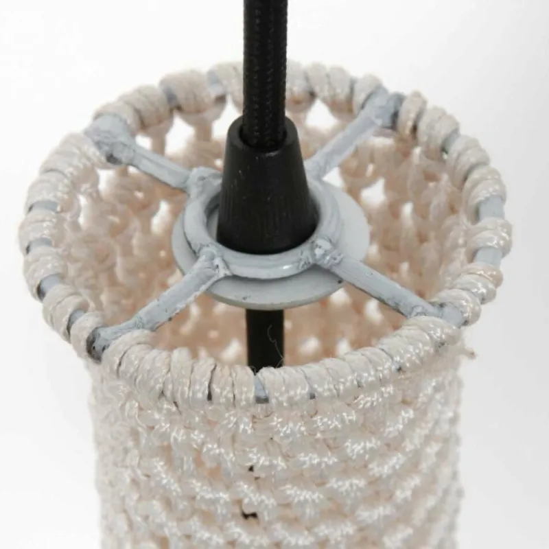 Lampes En Tissu-Luminaires Steinhauer Suspension Steinhauer Marrakesch Noir, 1 lumière