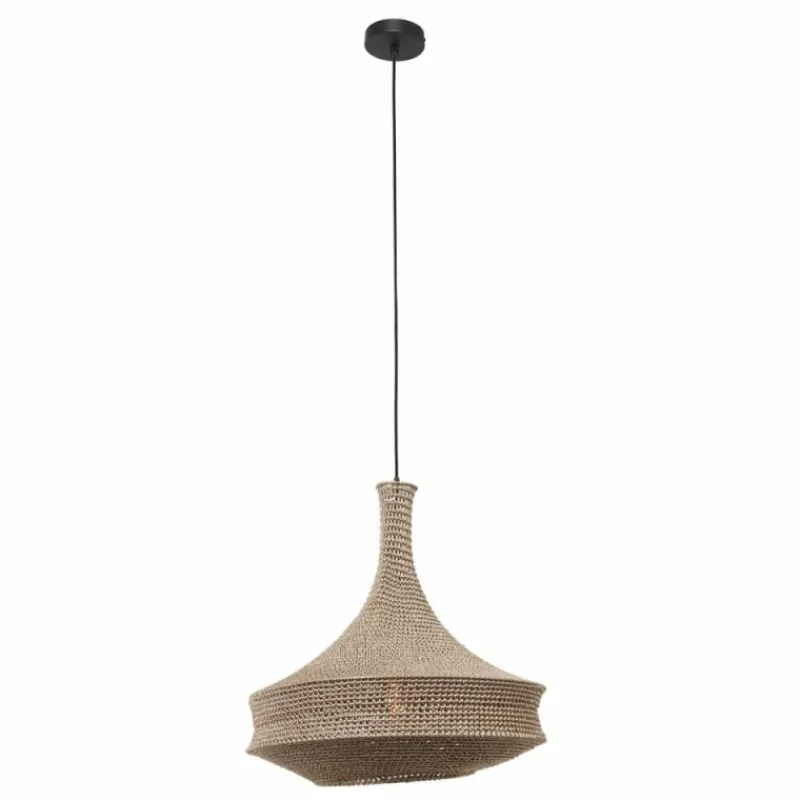 Lampes En Tissu-Luminaires Steinhauer Suspension Steinhauer Marrakesch Noir, 1 lumière