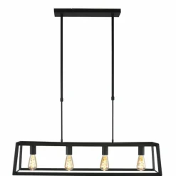 Luminaires Steinhauer Suspension Steinhauer Mats Noir, 4 lumières* Suspensions