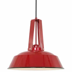 Lampes Industrielles-Luminaires Steinhauer Suspension Steinhauer Mexlite Rouge, 1 lumière