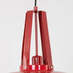 Lampes Industrielles-Luminaires Steinhauer Suspension Steinhauer Mexlite Rouge, 1 lumière