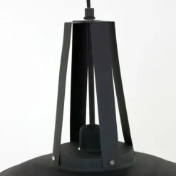 Lampes Industrielles-Luminaires Steinhauer Suspension Steinhauer Mexlite Noir, 1 lumière