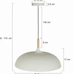Luminaires Steinhauer Suspension Steinhauer Mexlite Blanc, 1 lumière* Suspensions