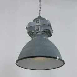 Lampes Industrielles-Luminaires Steinhauer Suspension Steinhauer Mexlite Gris, 1 lumière