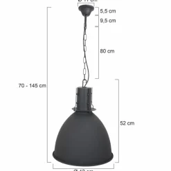 Luminaires Steinhauer Suspension Steinhauer Mexlite Noir, 1 lumière* Suspensions