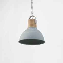 Lampes Industrielles-Luminaires Steinhauer Suspension Steinhauer Mexlite Gris, 1 lumière