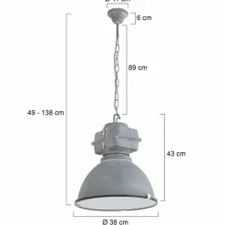 Luminaires Steinhauer Suspension Steinhauer Mexlite Gris, 1 lumière
