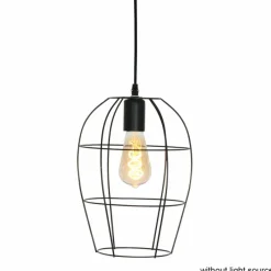 Lampes Industrielles-Luminaires Steinhauer Suspension Steinhauer Minimalics Noir, 1 lumière