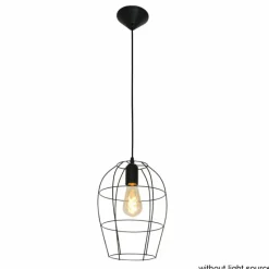 Lampes Industrielles-Luminaires Steinhauer Suspension Steinhauer Minimalics Noir, 1 lumière