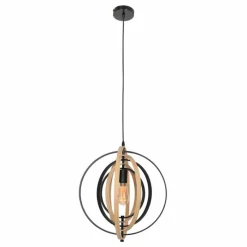 Lampes Vintages & Rétros-Luminaires Steinhauer Suspension Steinhauer Muoversi Noir, 1 lumière
