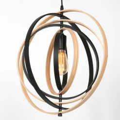 Lampes Vintages & Rétros-Luminaires Steinhauer Suspension Steinhauer Muoversi Noir, 1 lumière