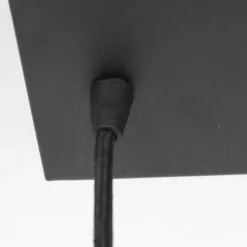 Suspension Verre Fumé-Luminaires Steinhauer Suspension Steinhauer Noirver Noir, 3 lumières