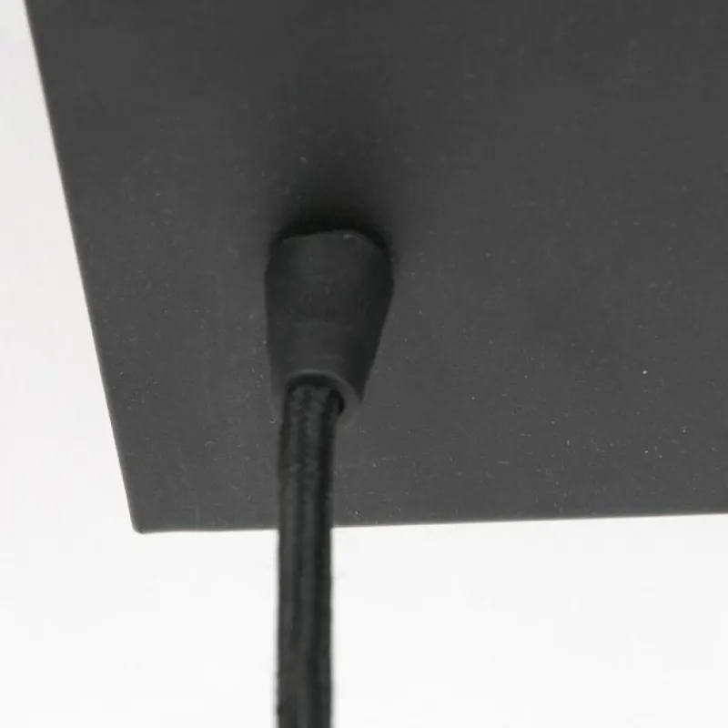 Suspension Verre Fumé-Luminaires Steinhauer Suspension Steinhauer Noirver Noir, 3 lumières