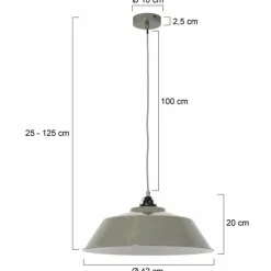 Lampes Industrielles-Luminaires Steinhauer Suspension Steinhauer Nové Vert, 1 lumière