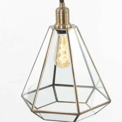 Luminaires Steinhauer Suspension Steinhauer PIMPERNEL Bronze, 1 lumière