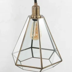 Luminaires Steinhauer Suspension Steinhauer PIMPERNEL Bronze, 1 lumière