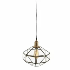 Luminaires Steinhauer Suspension Steinhauer Pimpernel Bronze, 1 lumière