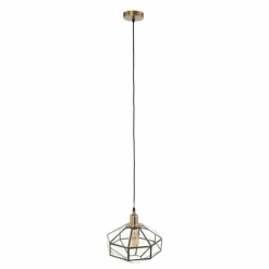 Luminaires Steinhauer Suspension Steinhauer Pimpernel Bronze, 1 lumière