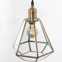 Luminaires Steinhauer Suspension Steinhauer Pimpernel Bronze, 1 lumière