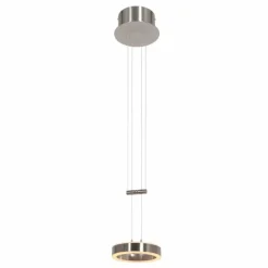 Luminaires Steinhauer Suspension Steinhauer Piola LED Acier brossé, 2 lumières* Éclairage Led
