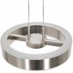 Luminaires Steinhauer Suspension Steinhauer Piola LED Acier brossé, 2 lumières* Éclairage Led