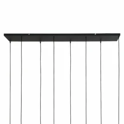 Suspension Verre Fumé-Luminaires Steinhauer Suspension Steinhauer Reflexion Gris, Noir, 8 lumières